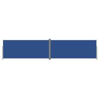 vidaXL Windscherm uittrekbaar 220x1000 cm blauw - thumbnail