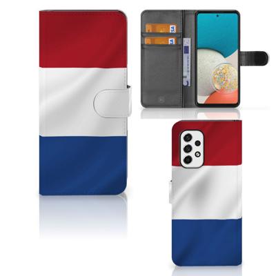 Samsung Galaxy A53 | Bookstyle Case | Nederlandse Vlag