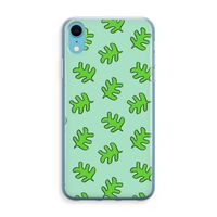 Groene blaadjes: iPhone XR Transparant Hoesje