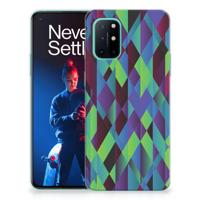 OnePlus 8T | TPU Hoesje | Abstract Green Blue OnePlus 8T | TPU Hoesje | Abstract Green Blue