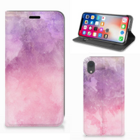 Bookcase Apple iPhone Xr Pink Purple Paint - thumbnail