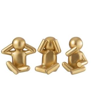 J-Line P&apos;tit Maurice Poly Goud Assortiment Van 3