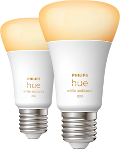 Philips Hue White Ambiance E27 800lm Duo pack