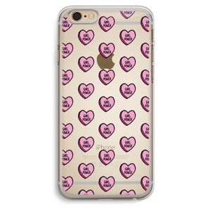 GIRL POWER: iPhone 6 Plus / 6S Plus Transparant Hoesje