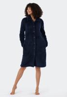 Schiesser Dames Badjas 178417 dark blue XL 48/50