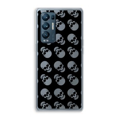 Musketon Skulls: Oppo Find X3 Neo Transparant Hoesje