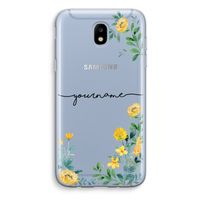 Gele bloemen: Samsung Galaxy J5 (2017) Transparant Hoesje Gele bloemen: Samsung Galaxy J5 (2017) Transparant Hoesje