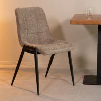 LABEL51 Eetkamerstoel Noor - Hunter - Elite - Black Frame