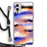 Donkere Wolken: OnePlus 9 Transparant Hoesje met koord