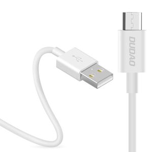 Dudao - USB naar Micro USB oplader - 3A Fast charge oplaadkabel - Datakabel - 1 Meter - Wit