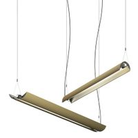 Belux Updown Hanglamp - Goud - 156 cm