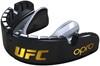 Opro 791003 UFC Gold Ultra Fit Mouthguard Braces - Black-Silver - SR