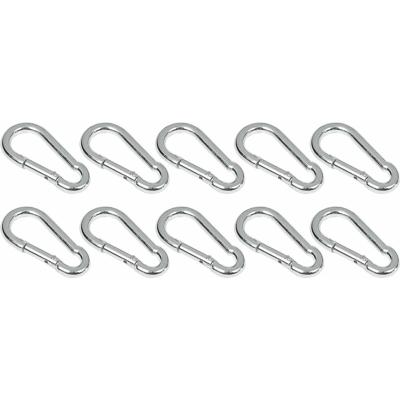 Karabijnhaken set 10 stuks