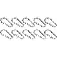 Karabijnhaken set 10 stuks