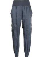 Cinq A Sept pantalon élastiqué à poches cargo - Bleu