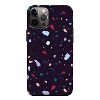 Dark Rounded Terrazzo: iPhone 12 Pro Tough Case