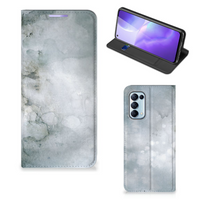 Bookcase OPPO Find X3 Lite Painting Grey - thumbnail