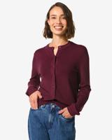 HEMA Damesvest Lila Bordeauxrood (bordeauxrood)