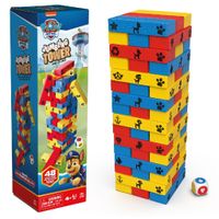 Paw Patrol Jumbling Tower 48 Houten Blokken - thumbnail