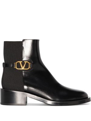 Valentino Garavani bottines VLogo Signature 30 mm - Noir
