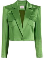 Cinq A Sept blazer Ida à fini satiné - Vert