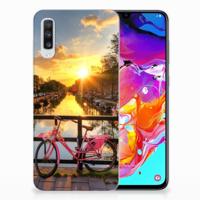 Samsung Galaxy A70 | Silliconen Back Cover | Amsterdamse Grachten