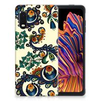 Siliconen Hoesje Samsung Xcover Pro Barok Flower