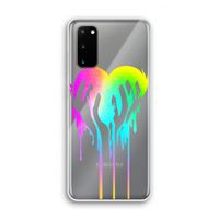 Hold My Heart: Samsung Galaxy S20 Transparant Hoesje
