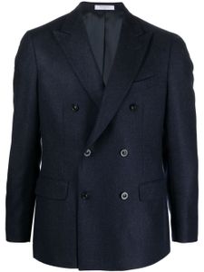 Boglioli blazer en laine à boutonnière croisée - Bleu