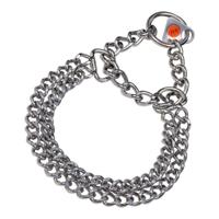 Hondenhalsband Hs Sprenger Zilverkleurig 2 mm Dubbel Schakels 40 cm