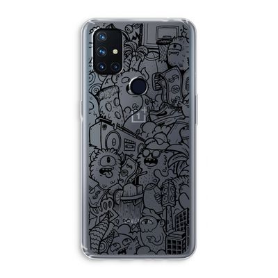 Vexx Black City : OnePlus Nord N10 5G Transparant Hoesje