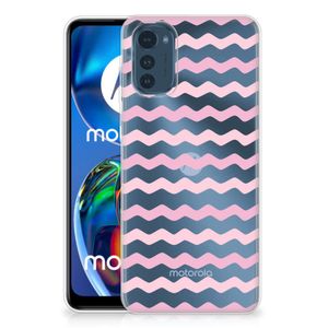 Motorola Moto E32/E32s TPU bumper Waves Roze