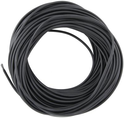 HERTH+BUSS Insulating tubes 4 mm 50 soft pvc black