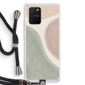 Geo #6: Samsung Galaxy S10 Lite Transparant Hoesje met koord