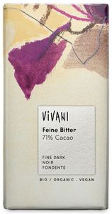 Vivani Chocoladereep Puur 71% Cacao