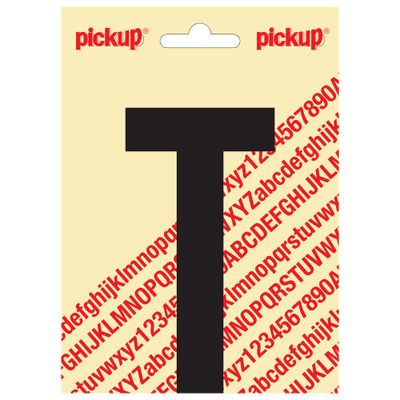 Plakletter Nobel 120mm zwart T