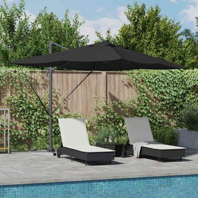 Cantilever Roma parasol Zwart en Zwart 352 x 251 x 265 cm