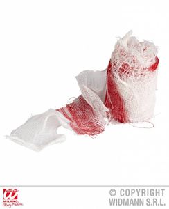 Bandage met bloed 6.8m