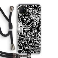 Vexx Black Mixtape: Huawei P40 Lite Transparant Hoesje met koord