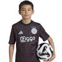 adidas Ajax Pre-Match Trainingsshirt 2024-2025 Kids Zwart Rood Wit - thumbnail