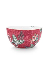 Pip Studio Flower Festival Kom Donkerroze 12 cm