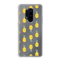 Ananas: OnePlus 8 Pro Transparant Hoesje