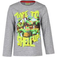 Ninja Turtles t-shirt grijs 128  - - thumbnail