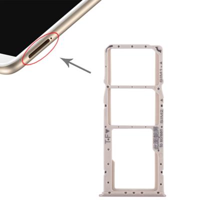 2 SIM-kaart lade + micro SD-kaart lade voor Huawei geniet van 8 plus (goud)