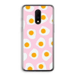 Dancing eggs: OnePlus 7 Transparant Hoesje