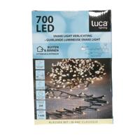 Clusterverlichting- 700 led lampjes - helder wit - 14 meter - kerstverlichting -lichtsnoer