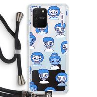 Gezichtjes: Samsung Galaxy S10 Lite Transparant Hoesje met koord