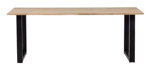 WOOOD Eettafel 'Tablo' met U-poot, 220 x 90cm
