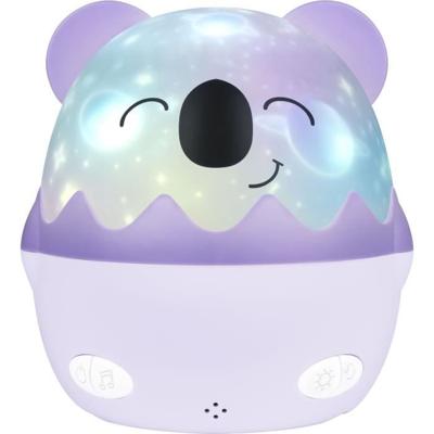 Draadloos muzikaal nachtlampje - BIGBEN - Koala - 360° projectie, 13 films, 8 melodieën, afstandsbediening, USB-C batterij