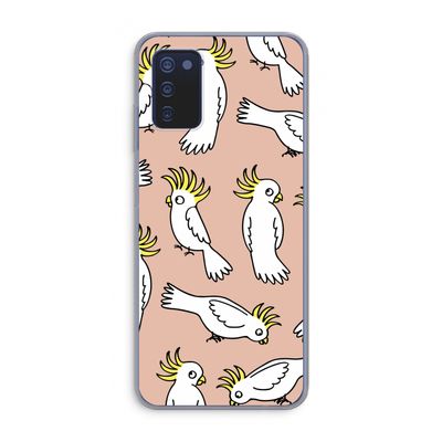 Papegaai: Samsung Galaxy A03s Transparant Hoesje